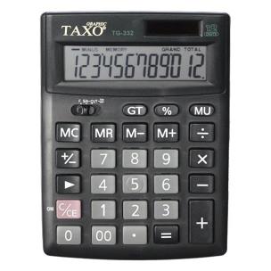 Opakowanie Kalkulator Taxo 12- pozycyjny TG-332 czarny