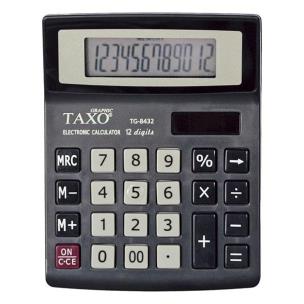 Opakowanie Kalkulator Taxo 12- pozycyjny TG-8432 czarny