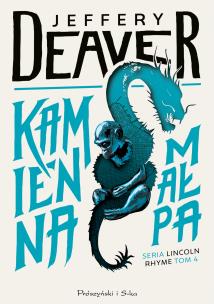 Kamienna małpa. Autor: Deaver Jeffery. Multiszop.pl Okładka książki Kamienna małpa