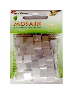 Opakowanie Kamyczki Ton in Ton 10x10mm biały