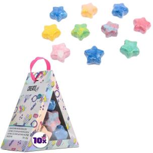 Opakowanie Kąpielowe bomby Gwiazdy 10 szt. CREATE IT!