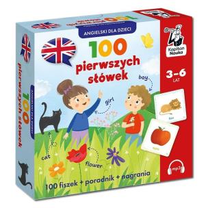 Okładka książki Kapitan Nauka. 100 pierwszych słówek