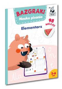 Kapitan Nauka Bazgraki Nauka pisania Elementarz. Autor: Antonina Szulczyk. Multiszop.pl Okładka książki Kapitan Nauka Bazgraki Nauka pisania Elementarz
