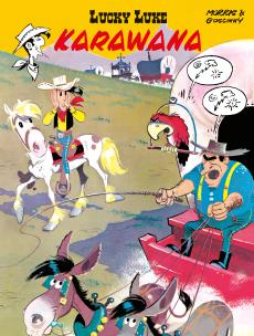 Karawana. Lucky Luke. Tom 24. Autor: René Goscinny, Morris. Multiszop.pl Okładka książki Karawana. Lucky Luke. Tom 24