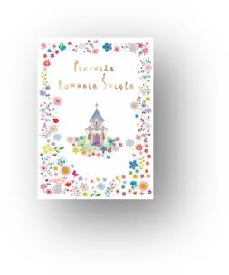 Opakowanie Karnet A5 Komunia Dom Boży