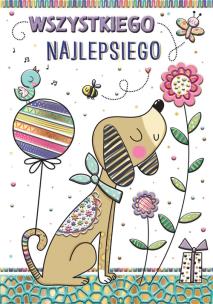 Opakowanie Karnet A5 Pies - wiosna