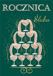 Opakowanie Karnet A5 Rocznica ślubu Fontanna