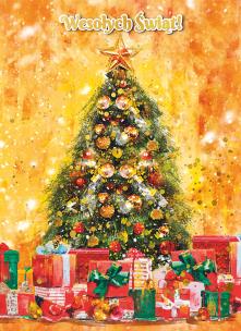 Opakowanie Karnet B6 BN Choinka z prezentami