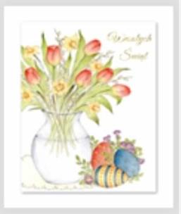 Opakowanie Karnet B6 Wielkanoc Bukiet