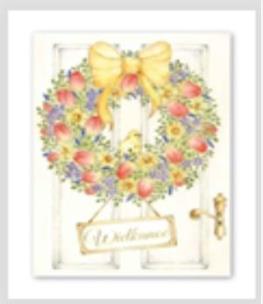 Opakowanie Karnet B6 Wielkanoc Drzwi