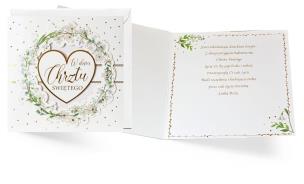 Opakowanie Karnet Chrzest