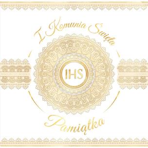 Opakowanie Karnet Komunia Hostia