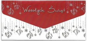 Opakowanie Karnet-koperta Wesołych Świąt
