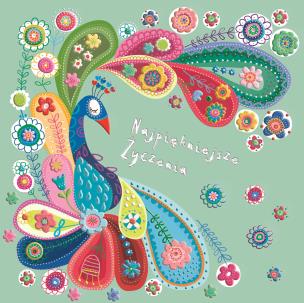 Opakowanie Karnet KW Paw