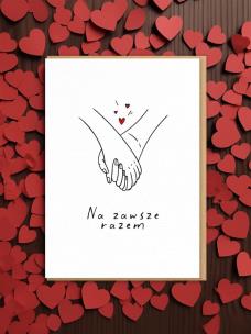 Opakowanie Karnet - na zawsze razem