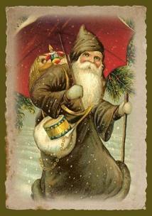 Opakowanie Karnet ST457 B6 + koperta Święta Gwiazdor/Mikołaj