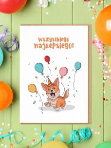 Karnet Urodziny - Wszystkiego nalepsiego. Wydawca: Nadwyraz. Multiszop.pl Opakowanie Karnet Urodziny - Wszystkiego nalepsiego