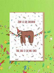 Karnet Urodziny - żeby Ci się chciało... Wydawca: Nadwyraz. Multiszop.pl Opakowanie Karnet Urodziny - żeby Ci się chciało..