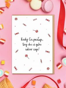 Karnet Walentynki - Kiedy cię pocałuję. Wydawca: Nadwyraz. Multiszop.pl Opakowanie Karnet Walentynki - Kiedy cię pocałuję