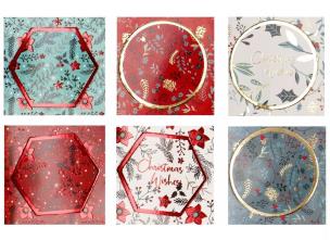 Opakowanie Karnety samoprzylepne 5x5cm Gałązki 12szt