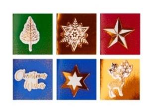 Opakowanie Karnety samoprzylepne do prezentów 12 szt.