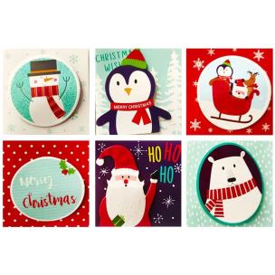 Opakowanie Karnety samoprzylepne do prezentów 12szt