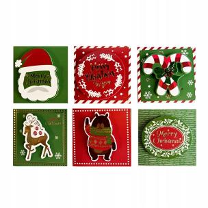 Opakowanie Karnety samoprzylepne do prezentów 12szt