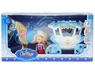 Opakowanie Karoca z koniem i lalką 7cm