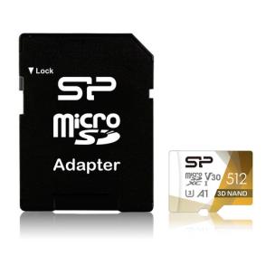 Okładka książki Karta pamięci Silicon Power microSDXC Superior Pro 512GB V30 UHS-1 U3 A1 + ADAPTER microSD-SD