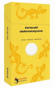 Karteczki elektrostatyczne 50szt. białe. Wydawca: Panta Plast. Multiszop.pl Opakowanie Karteczki elektrostatyczne 50szt. białe
