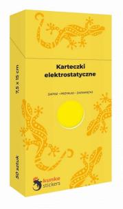 Karteczki elektrostatyczne 50szt. żółte. Wydawca: Panta Plast. Multiszop.pl Opakowanie Karteczki elektrostatyczne 50szt. żółte