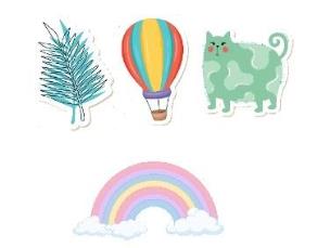 Opakowanie Karteczki memo kot 4szt