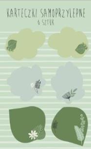 Opakowanie Karteczki memo kwiaty 6szt