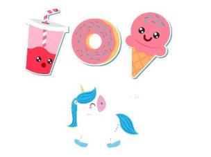 Opakowanie Karteczki memo sweets 4szt