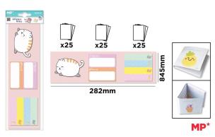 Opakowanie Karteczki samoprzylepne kotek