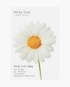 Opakowanie Karteczki samoprzylepne Stokrotka biała S