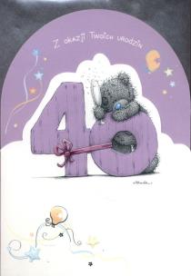 Okładka książki KARTKA  40 URODZINY RUS063-RUSSELL