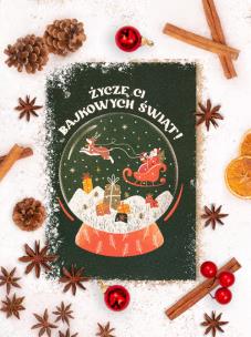 Opakowanie Kartka Bajkowych Świąt