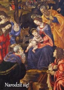 Opakowanie Kartka bożonarodzeniowa z reprodukcją