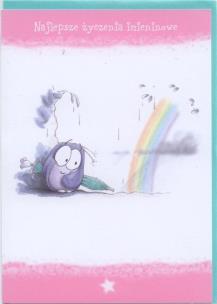 Okładka książki KARTKA NAJLEPSZE ZYCZENIA IMIENINOWE BBL004-RUSSELL