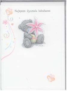 Okładka książki KARTKA NAJLEPSZE ZYCZENIA IMIENINOWE RUS086-RUSSELL