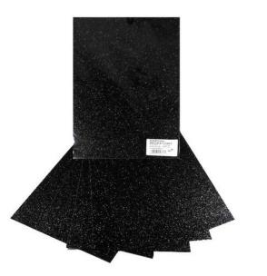 Opakowanie Karton brokatowy czarny 250g 25x35cm 5 arkuszy