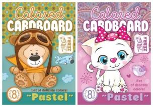 Opakowanie Karton kolorowy A4 8 arkuszy