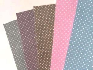 Opakowanie Karton w kropki 24x34cm 5 arkuszy