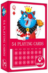 Karty do gry 54 1 szt. mix. Wydawca: Kukuryku. Multiszop.pl Opakowanie Karty do gry 54 1 szt. mix