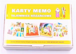 Opakowanie Karty memo - Tajemnice różańcowe (40 kart)
