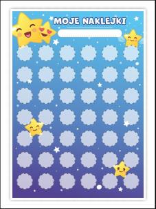 Karty motywacyjne - Gwiazdki (1 szt.). Wydawca: LearnHow. Multiszop.pl Opakowanie Karty motywacyjne - Gwiazdki (1 szt.)