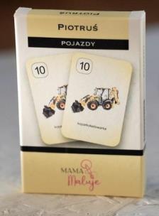 Opakowanie Karty Piotruś - Pojazdy