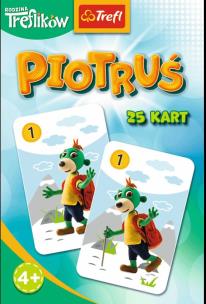 Karty Piotruś  Rodzina Treflików 08507. Wydawca: Trefl PAP. Multiszop.pl Opakowanie Karty Piotruś  Rodzina Treflików 08507