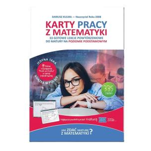 Karty pracy z matematyki ZR 2025. Autor: Kulma Dariusz. Multiszop.pl Okładka książki Karty pracy z matematyki ZR 2025
